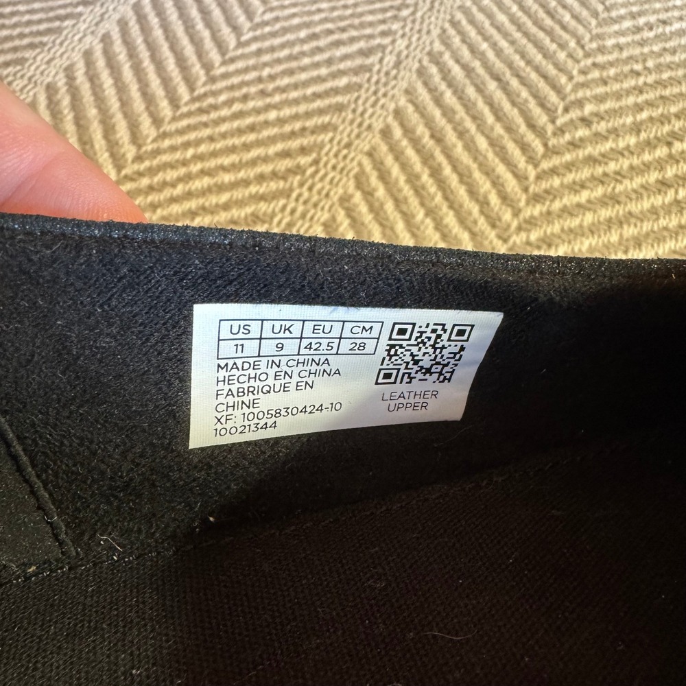 Toms Cara Loafers Black Metallic Leather Size 11 EUC - Picture 8 of 8